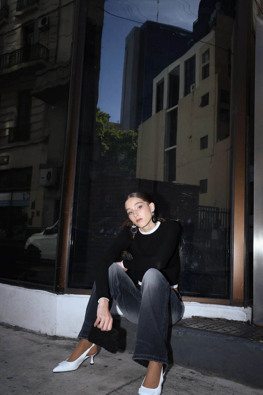 WIDE LEG DRIVE BLACK - 4