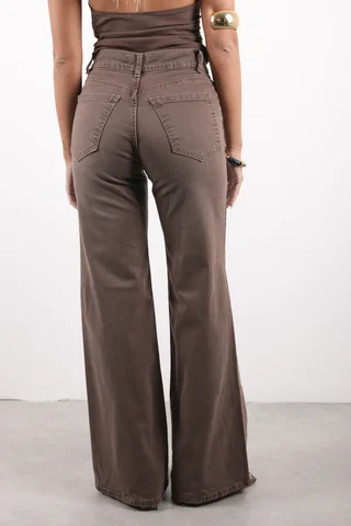 WIDE LEG GEA CANELA - Vista 3