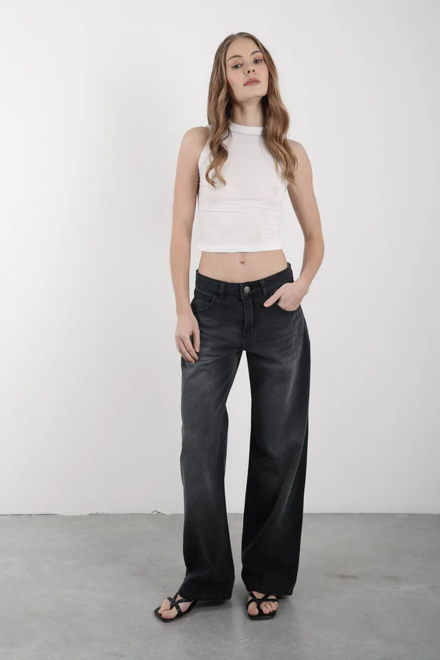 WIDE LEG HADES BLACK