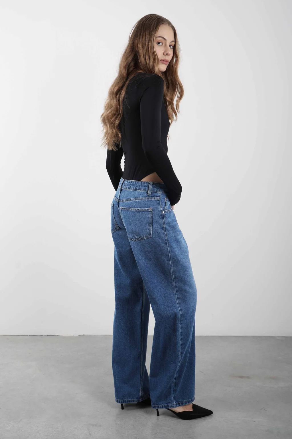 WIDE LEG HADES BLUE