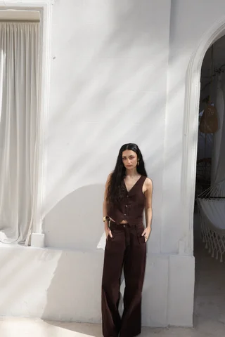 CHALECO PARIS MARRON - Vista 3