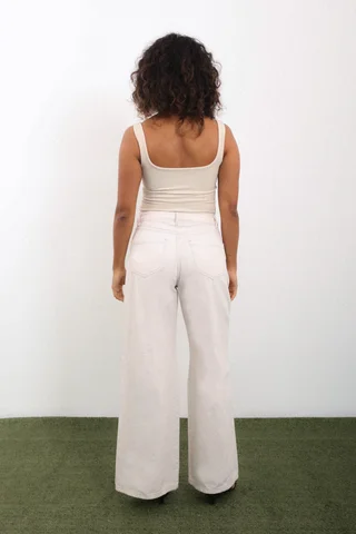 WIDE LEG FREYA MARFIL - Vista 4