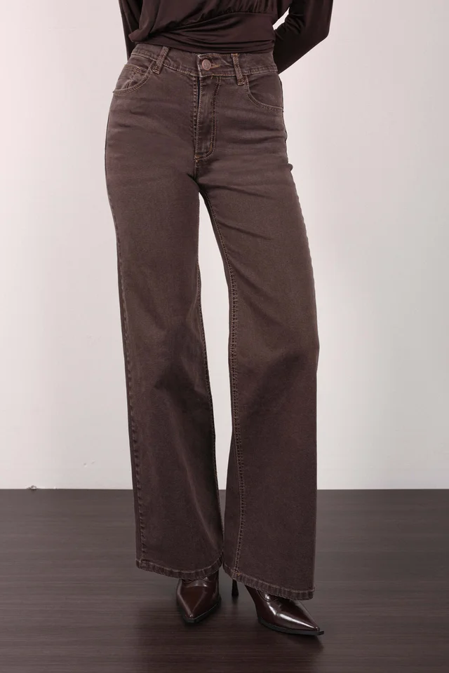 WIDE LEG GEA COFFEE