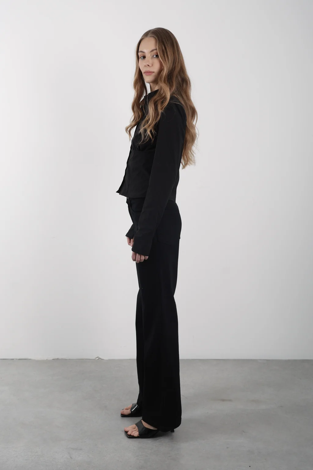 WIDE LEG GEA BLACK