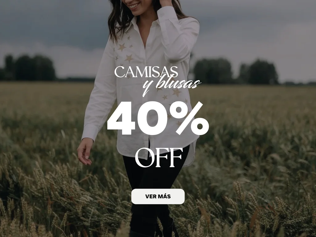 Camisas 45% off