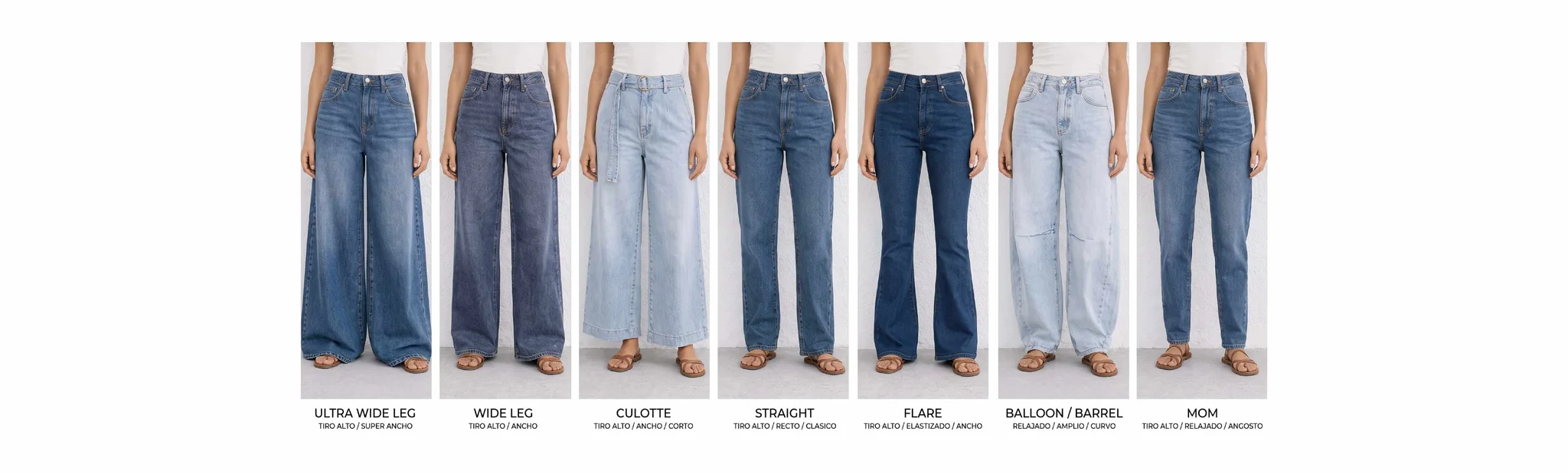 coleccion ss27 denim pantalones