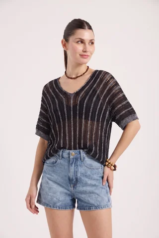 RC2607 - REMERA TEJIDA OLI - Vista 3