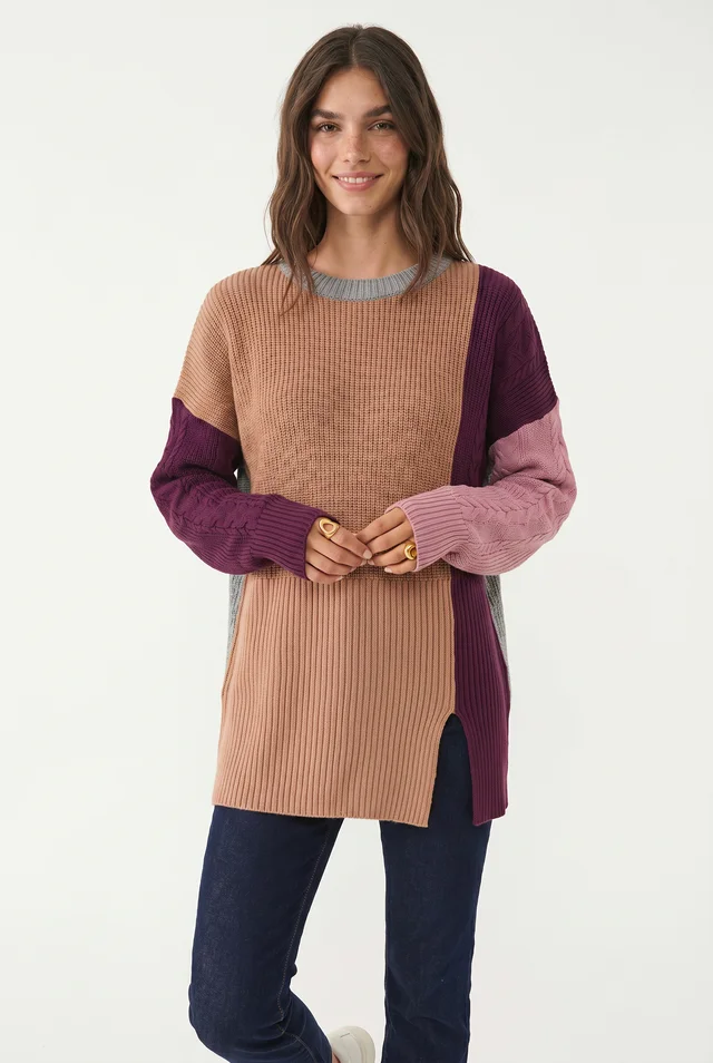 SN1525 - SWEATER REDLIN
