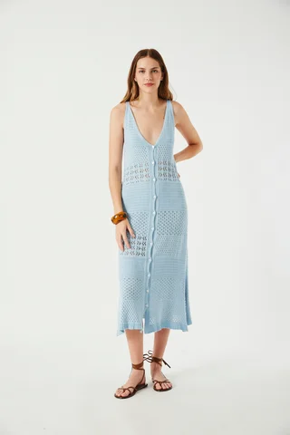 SN2513 - VESTIDO TEJIDO TURCI - Vista 1