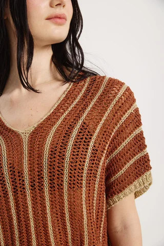 RC2607 - REMERA TEJIDA OLI - Vista 4