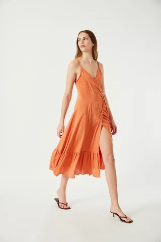 VN2502 - VESTIDO GRANA - Vista 3