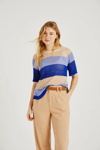 SN2650 - REMERA TEJIDA BAMBU - Vista 1