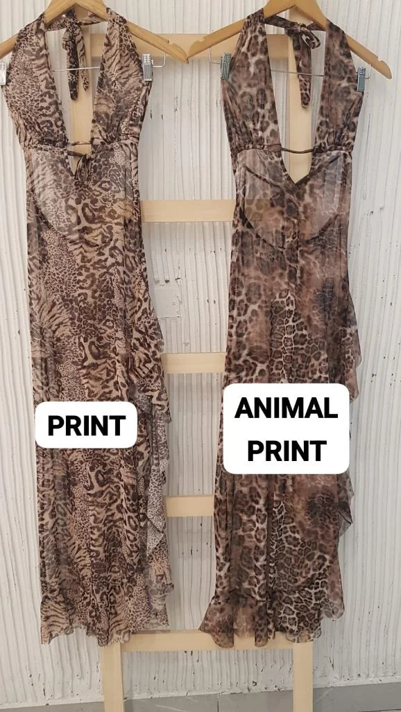 Vestido Print Tul Estampado