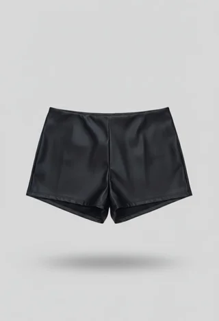 Short Cuerina T.Bajo - Vista 2