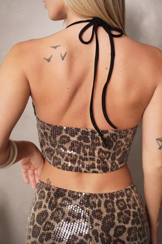 Top Lentejuela Print - Vista 3