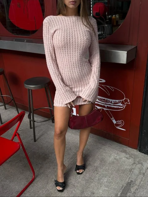 Vestido Desagujado esp. Abierta