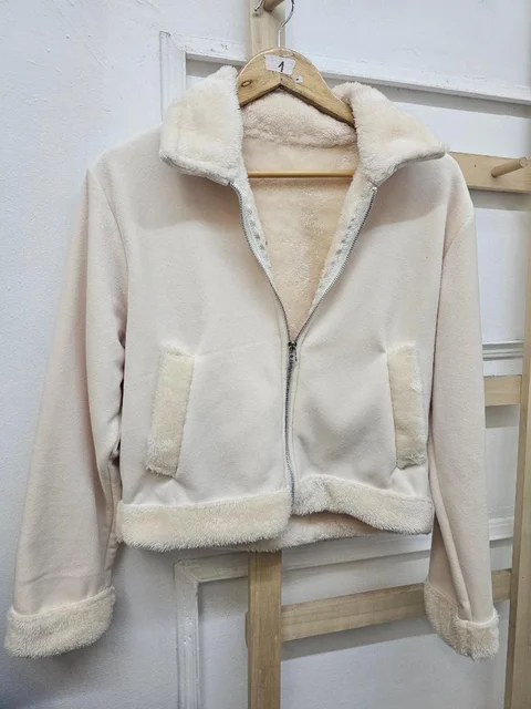 Campera Gamuza c/Piel