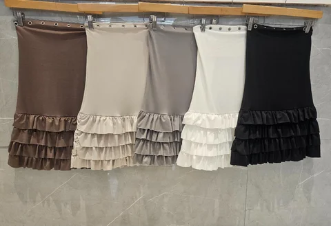 Vestido Straples Volados