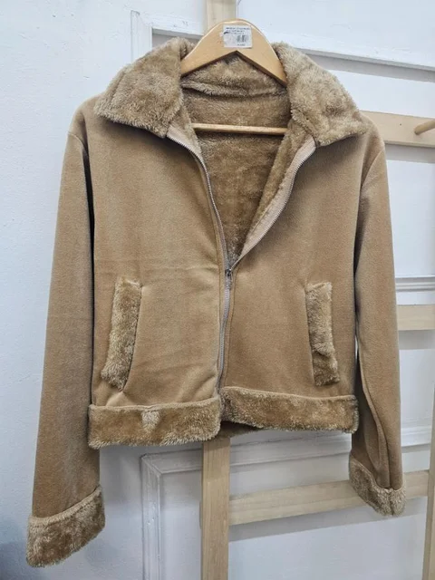 Campera Gamuza c/Piel