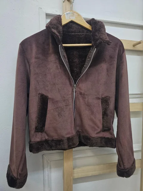 Campera Gamuza c/Piel