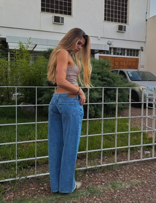 Wide Leg Tiro Bajo - Vista 4