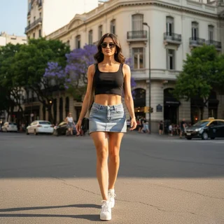 Muscu Baby tee Rib de Modal - Vista 2