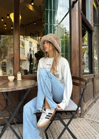 Jean Wide Leg Tajo - Vista 5