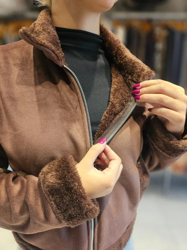 Campera Gamuza c/Piel