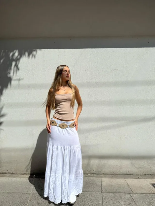 Pollera de Lino Larga