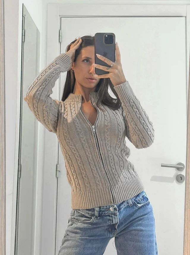 Campera Hilo Trenzada