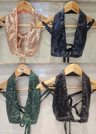 Top Lentejuelas tiras - Vista 3