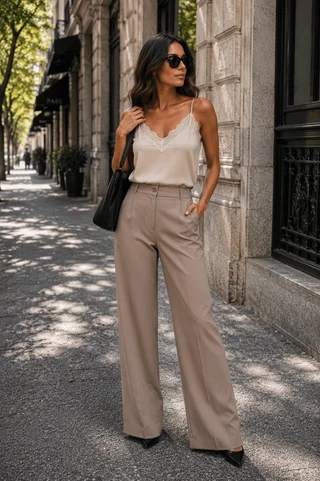 Pantalon Wide Leg Coss - Vista 1