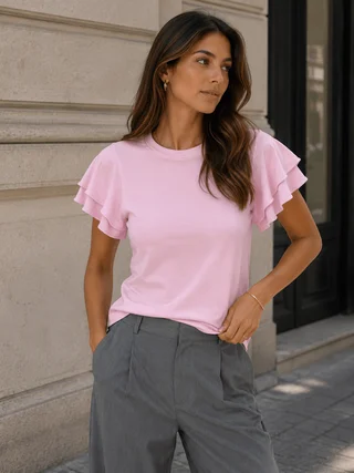 remera marfil - Vista 1