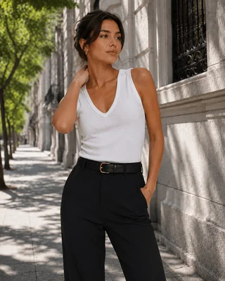 musculosa dotella - Vista 2