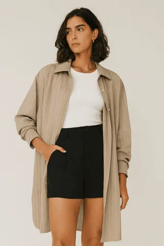 maxi camisa malibu - Vista 2