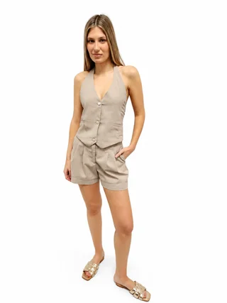 Conjunto: chaleco Ixora + short Gerbena  - Vista 6