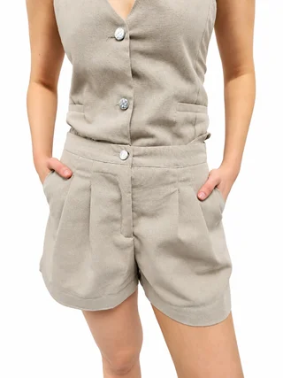 Conjunto: chaleco Ixora + short Gerbena  - Vista 4